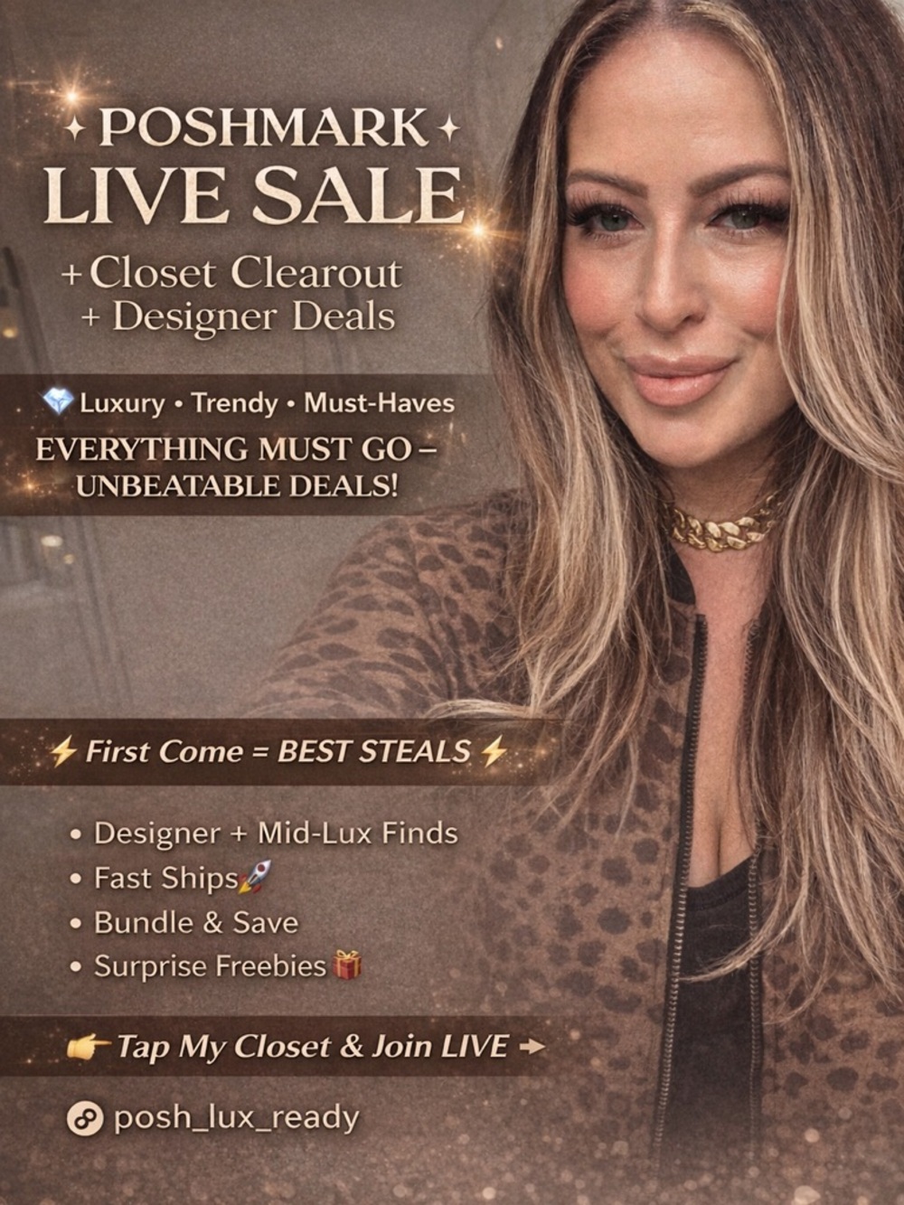 💃 LIVE Closet Party–Everything Must Go!